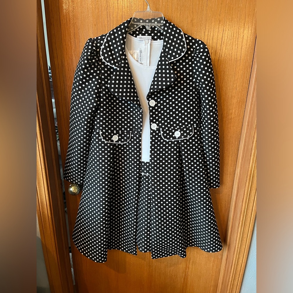 Bonnie Jean Girls Size 16 Coat & Dress Combo